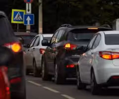 cars in traffic