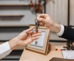 handing over keys